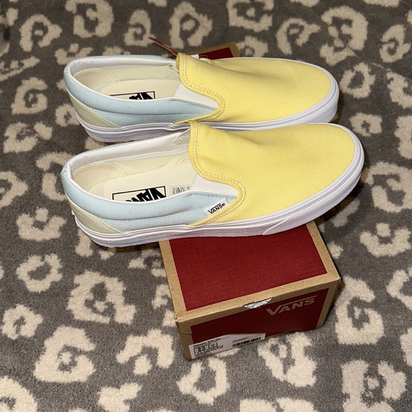 Vans Classic Slip-On (Pastel Block/Mlt/True White) Sneaker New - Picture 11 of 17